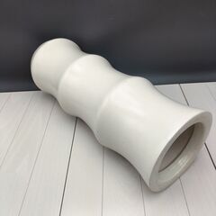 (O-2312FB18)◆フェイクフラワー&フラワーベース◆Φ16.5cm×H46cm◆クリーム◆の画像