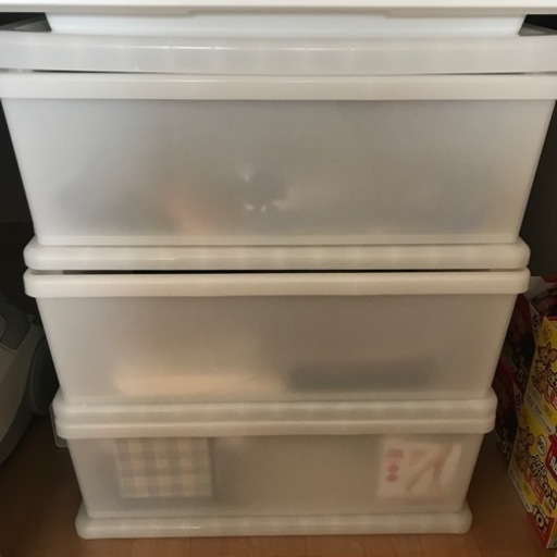 値下げ収納クリアケース