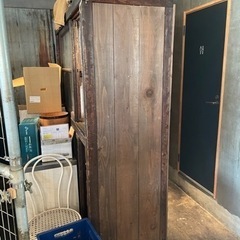 【12/27日の引き取り限定】木製収納棚、横幅180弱、高さ200の画像