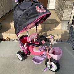 ミニーちゃんの三輪車の画像