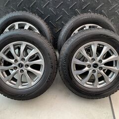 販売完了　ブリヂストン製BALMINIUM（バルミナ）アルミホイール＆スタッドレスタイヤ　215/65R16　ヴェルファイア、アルファード　