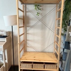 一旦受付終了致します。　無印良品パイン材ワードローブ