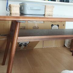 ダイニングテーブル　天然木　すぐお引き取りできる方の画像