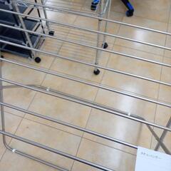 ★ジモティ割あり★  タオルハンガー シルバー H80×D56×W90 クリーニング済み OJ3031の画像