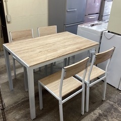 万代店　ダイニングテーブルセット4人用
