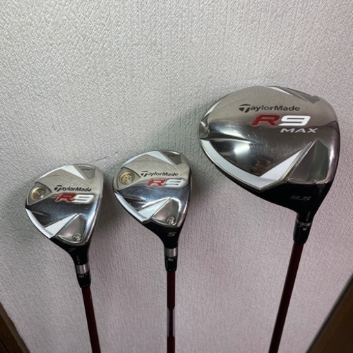 テーラーメイド　R9MAX ドライバー＆フェアウェイウッド　3本セット 値引✖︎
