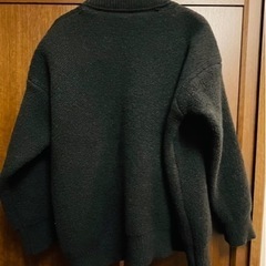 新品 タグ付き ニット 黒  ジャケット カーディガン 上着の画像
