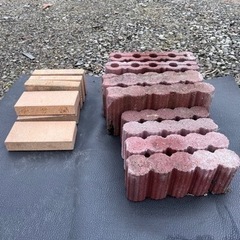 【売約済】カラーレンガ　ブロック　ガーデン　