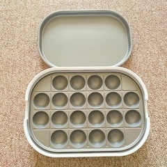 【美品】コンパクト　ホットプレート　たこ焼き機の画像