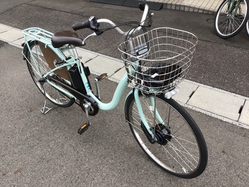 ブリジストン フロンティア電動自転車タイヤ新品整備済み中古自転車