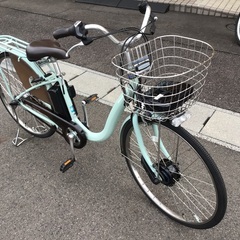 ブリジストン フロンティア電動自転車タイヤ新品整備済み中古自転車