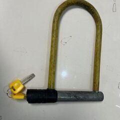 U字ロック　中古品　鍵２つ