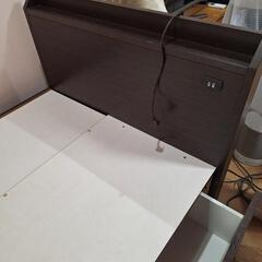 ニトリ   収納ベッド   シングル   コイルマットの画像