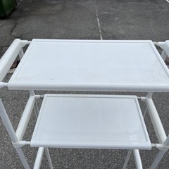 取引中　洗濯機ラック　156x66x32cmの画像