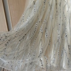 ロング　ドレス　二次会　パーティ　チュールの画像