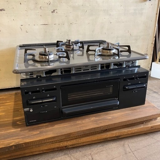 売約済み　【武蔵小山店】   クリナップ　ビルトインガスコンロ ZGFNK6R 18NKE 3口コンロ　ホーロートップタイプ ガステーブル ガスコンロ　ガス台　ビルトイン　ガスコンロ　clean up 　運搬無料エリア有 / 品川区リサイクルショップ　Lumberroom (ランバールーム) / 武蔵小山パルム 戸越銀座 隣接