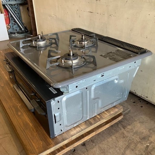 売約済み　【武蔵小山店】   クリナップ　ビルトインガスコンロ ZGFNK6R 18NKE 3口コンロ　ホーロートップタイプ ガステー