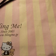 可ショップ袋　ショッパー　blingme!ハローキティ　ブリング...