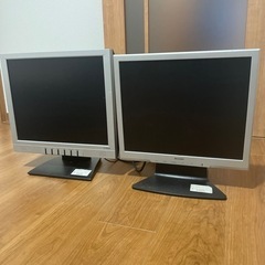 17インチモニター SHARP iiyama 2台