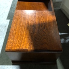 和風 置き台 茶台 収納 コンパクト 83×31×29cmの画像
