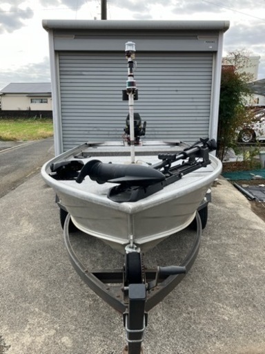 ⭐︎決まりました⭐︎アルミボート V12フィート クイントレックス シープロ15 トレーラー付き