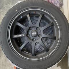 【お取り引き決定】215/55 R17　アルミホイール　サマータイヤ4本