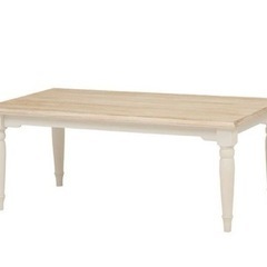 【決まりました】ローテーブル センターテーブル（ホワイト）シャビ...