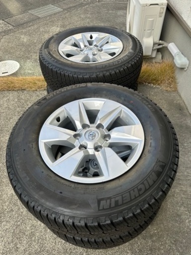 プラド純正タイヤ4本　ホイール無し　値下げしました