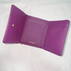 ☆お値引可能☆【新品未使用品】& chouette ミニ財布 折り財布 三つ折財布 (レッドパープル)の画像