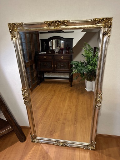 イタリア製アンティーク全身鏡 (ダイ) 福工大前のミラー/鏡の中古