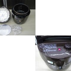 美品 siroca マイコン電気圧力鍋 クックマイスター 2016年製 SPC-111 マイコン ブラウン シロカ 苫小牧西店の画像