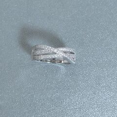 パヴェ クロス 指輪☘ (US6号/日本11-12号)