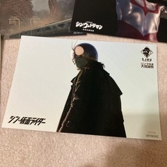 ポストカード5枚　ウルトラマン、エヴァ、仮面ライダー等の画像