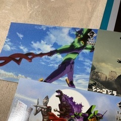 ポストカード5枚　ウルトラマン、エヴァ、仮面ライダー等の画像