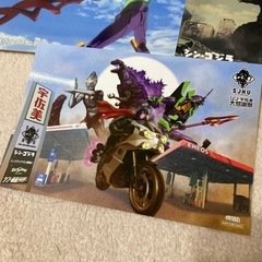 ポストカード5枚　ウルトラマン、エヴァ、仮面ライダー等の画像