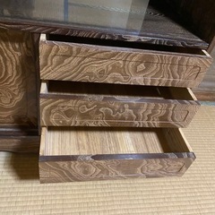 茶箪笥 茶タンス 和風 茶箪笥 欅 茶ダンス アンティーク 茶棚 日本製 サイドボード 国産 リビングボードの画像