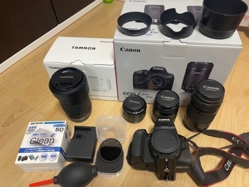 Canon EOS Kiss x10iトリプルレンズ➕新品タムロン18-400レンズセット