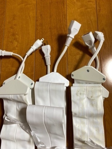 フラットコード　超薄型　白色　2m×1  3m×2本　3本セット
