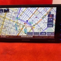 KENWOOD 美品 2023年秋地図 MDV-L407W 新品バックカメラ付き せ17