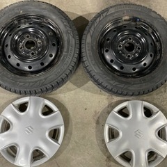 スチールホイール　スズキ純正　155/65 R13の画像