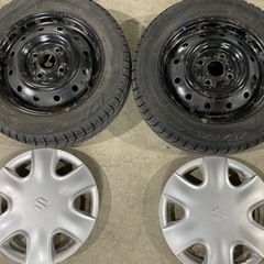 スチールホイール　スズキ純正　155/65 R13の画像