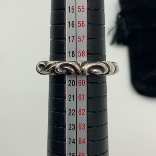CHROMEHEARTS クロムハーツ　スクロールバンドリング　販売証明　袋　SIZE 19号　US9