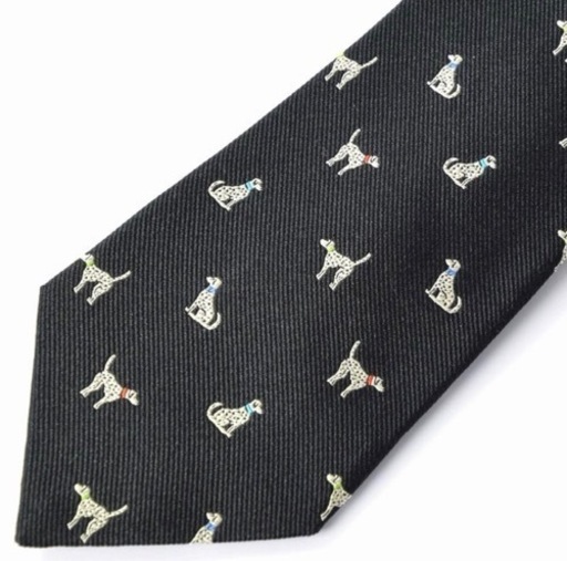 Paul Smith ネクタイ ブラック ダルメシアン新品.未使用