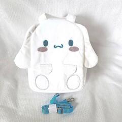 シナモロール　サンリオ　むきゅむきゅふわふわバッグ　斜めがけバッ...