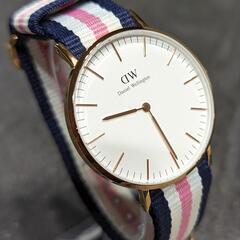 電池交換済み　Daniel Wellington　ダニエルウェリントン　腕時計の画像