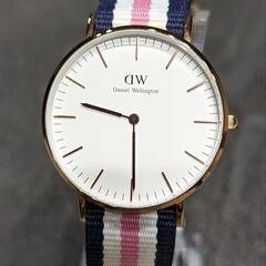 電池交換済み　Daniel Wellington　ダニエルウェリントン　腕時計の画像