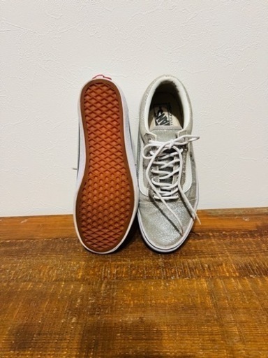 VANS ULTRA CUSH 24.5cm（ラメシルバー）　レディースモデル