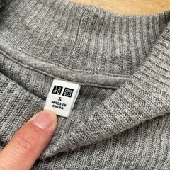 【未使用に近い】ユニクロ　ニット　Sサイズの画像