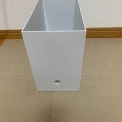 無印良品【ホワイトグレー】ポリプロピレンファイルボックス　ワイド