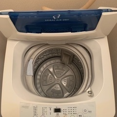 【値下げ】洗濯機 小型 4.2kg Haier 白【再掲】の画像